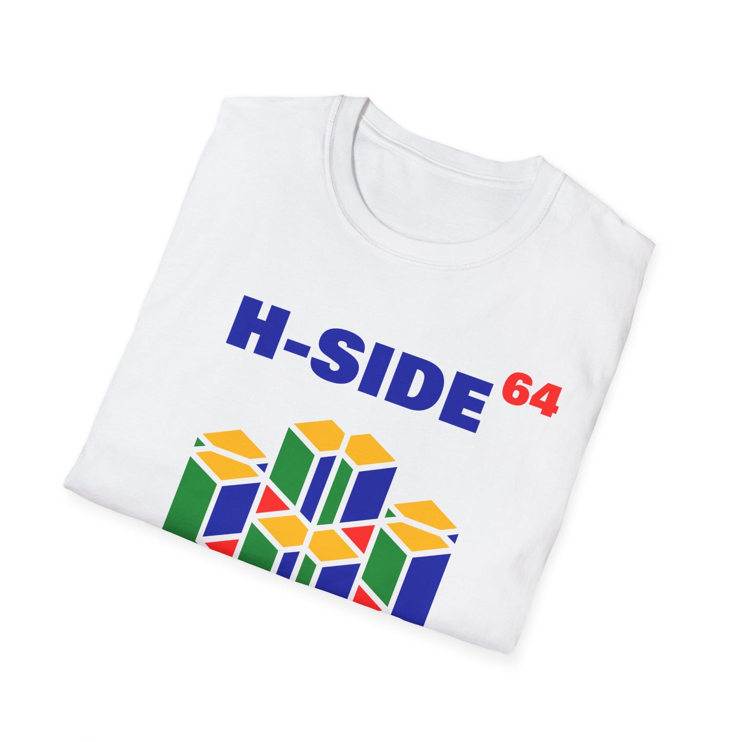 Retro N64 Style T-Shirt "H-Side 64", Nostalgic Graphic Tee, Unisex