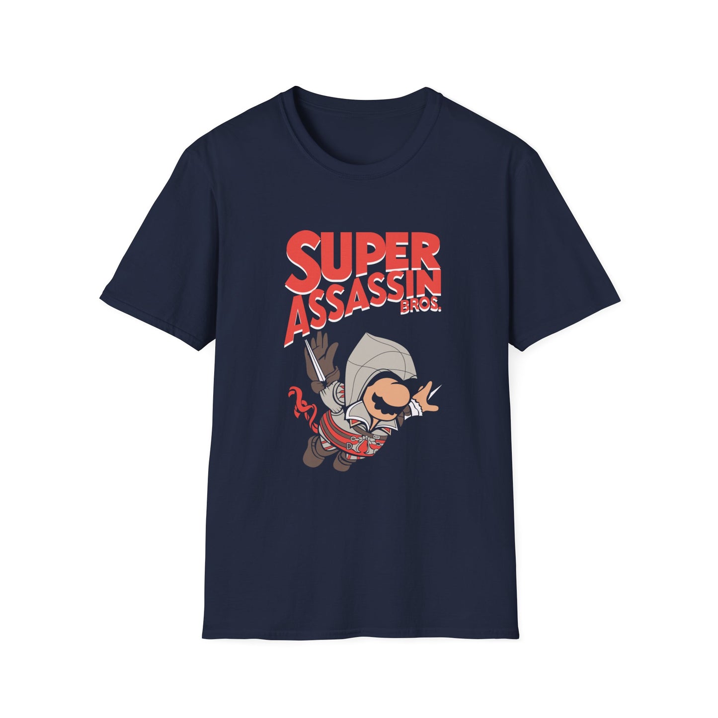 Assassin's Creed X Super M Graphic T-Shirt, Retro Gamer Tee, Unisex