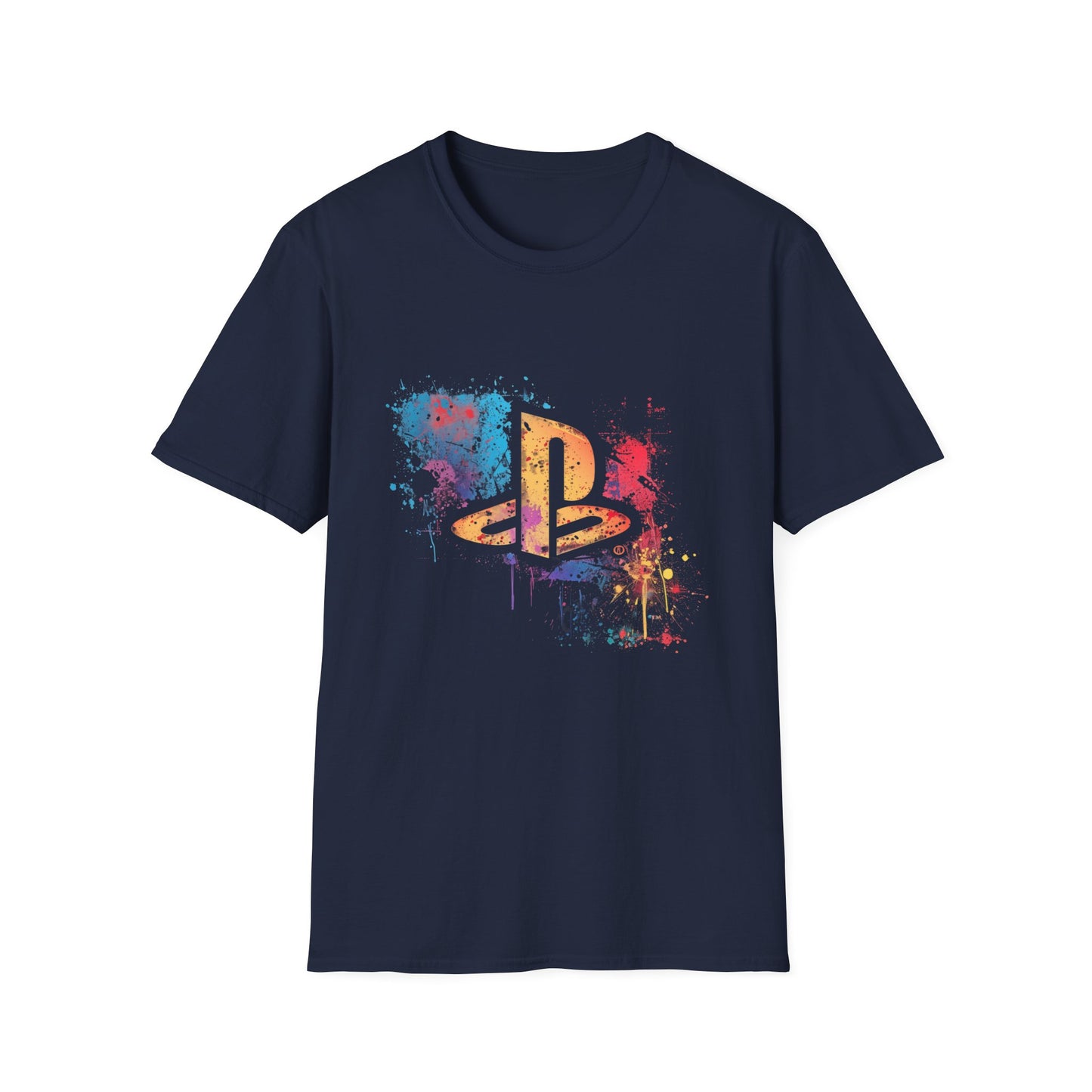 Retro Gaming-Inspired T-Shirt with Iconic PS Console Symbol, 90s Video Game, Unisex