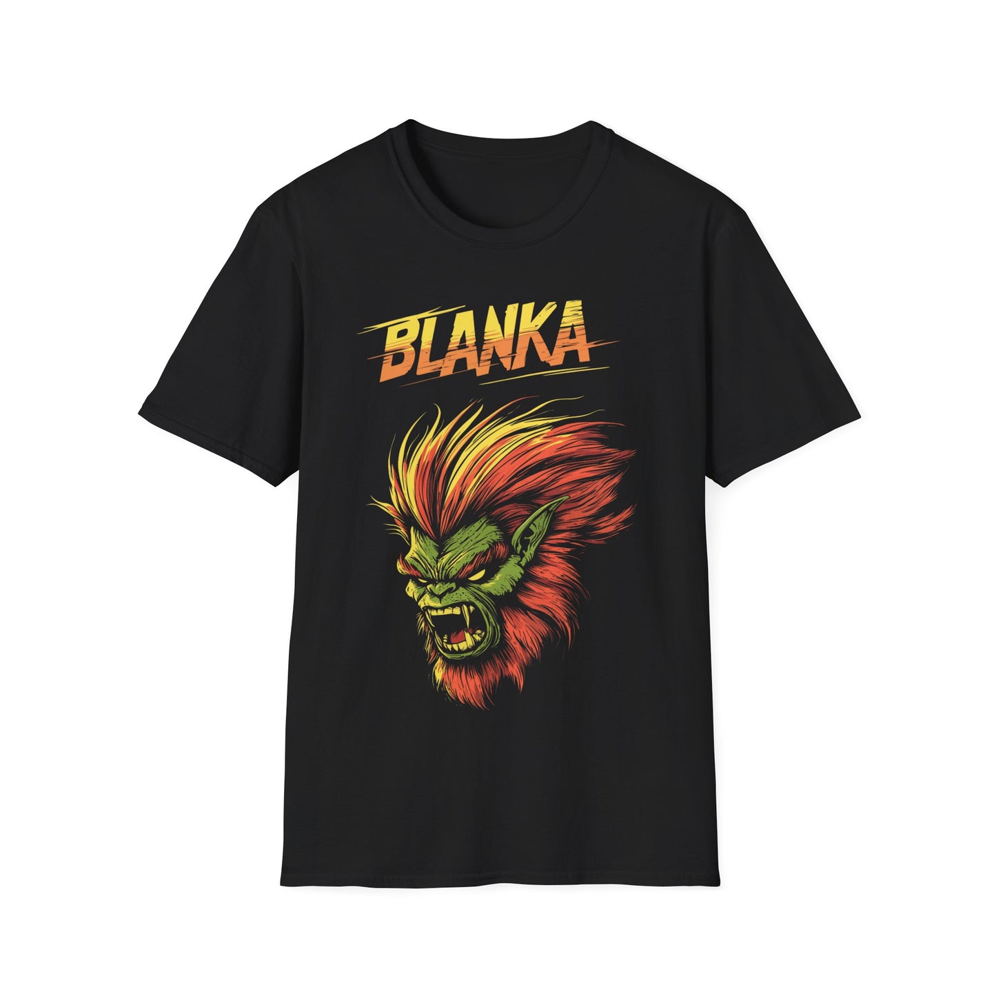 Retro Street Fighter Blanka T-Shirt, Nostalgic Gamer Tee, Unisex