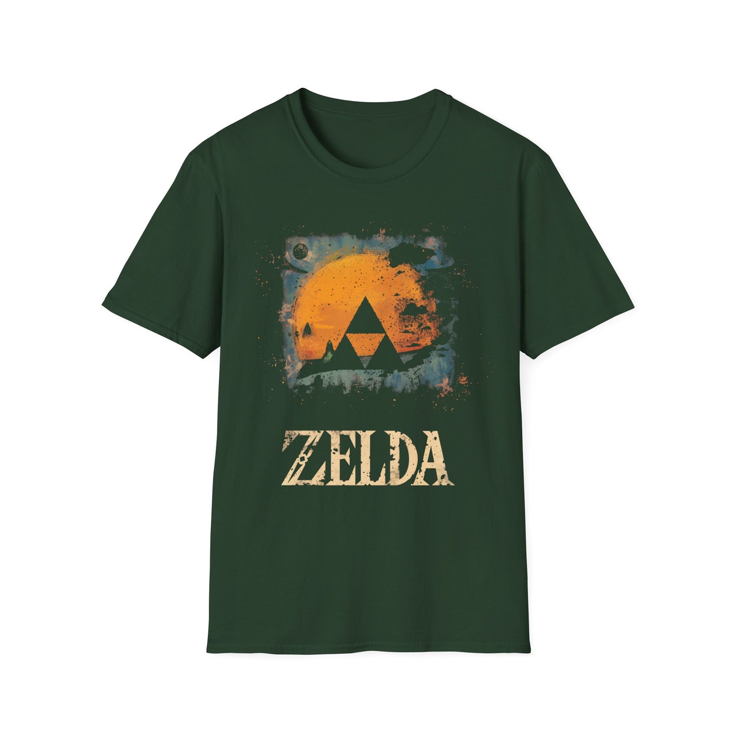 Legend Of Z Retro Tri Force T-Shirt, "Retro Legend", Video Game Merch, Graphic Tee, Unisex