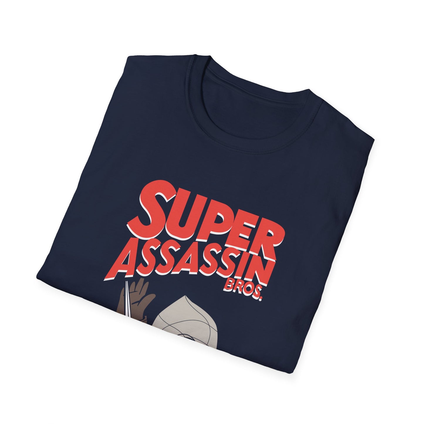 Assassin's Creed X Super M Graphic T-Shirt, Retro Gamer Tee, Unisex