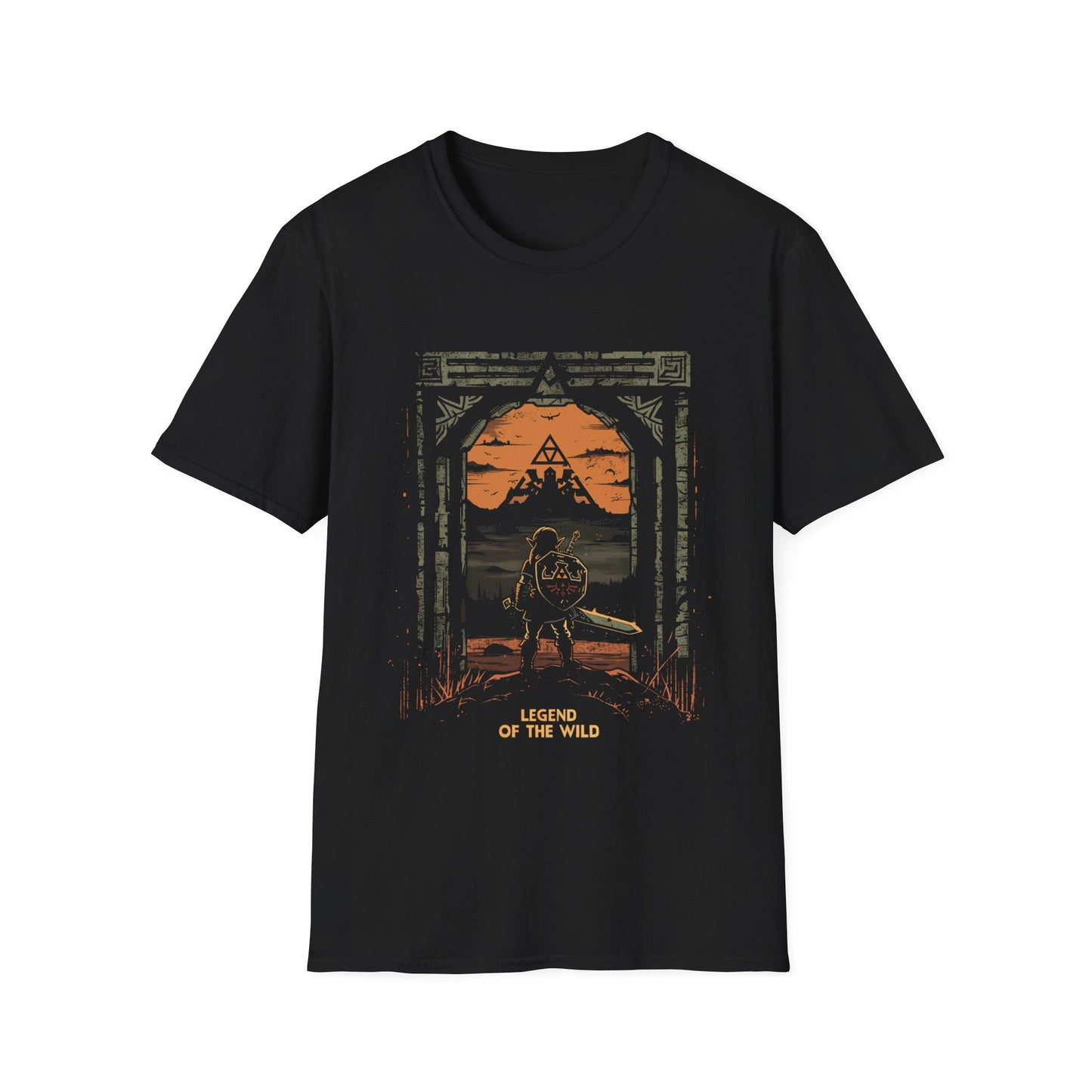 Legend of Z Breath of the Wild Retro Art T-Shirt 4 "Legend of the Wild" - Nostalgic Design, Unisex