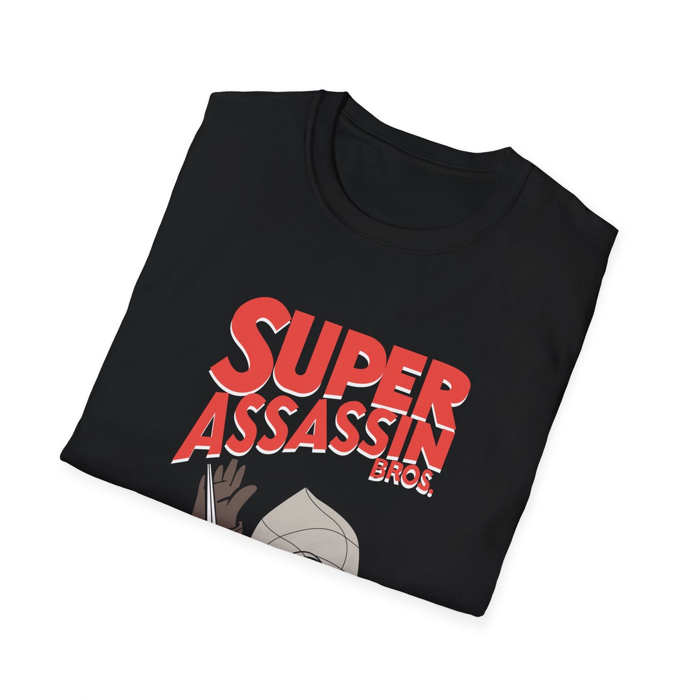 Assassin's Creed X Super M Graphic T-Shirt, Retro Gamer Tee, Unisex