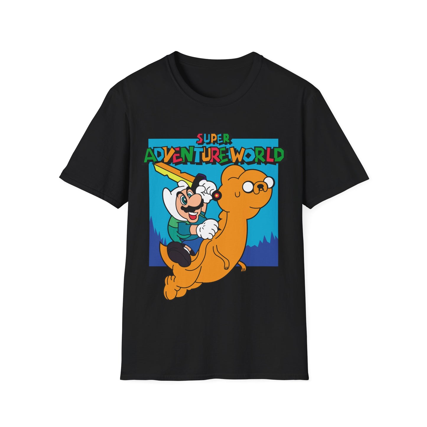 Super Adventure Time World, Funny Super M X Adventure Time T-Shirt, Unisex