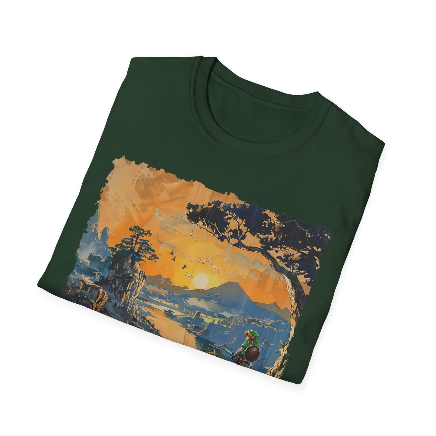 Legend of Z Retro Art T-Shirt - Nostalgic Edo Period Design, Unisex