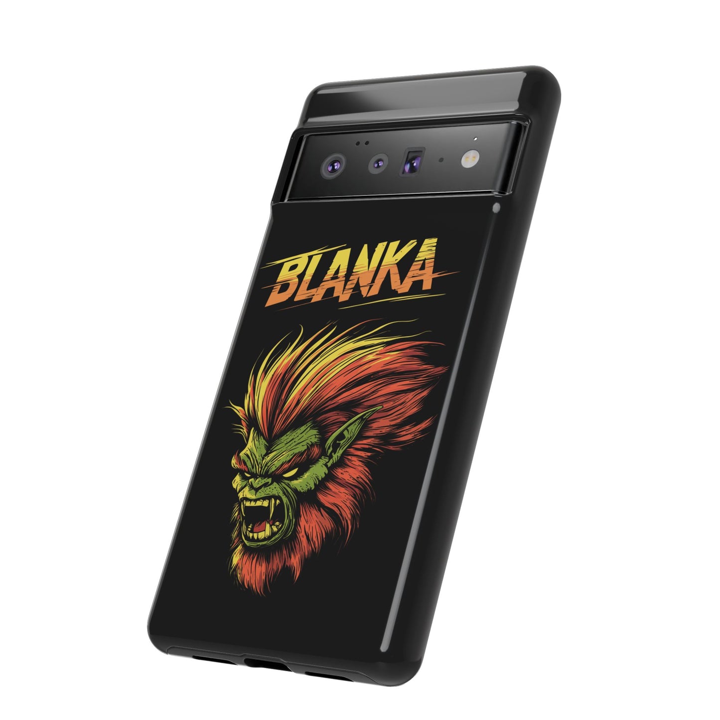 Street Fighter Blanka Gamer Phone Case, iPhone 15, Samsung Galaxy, Google Pixel