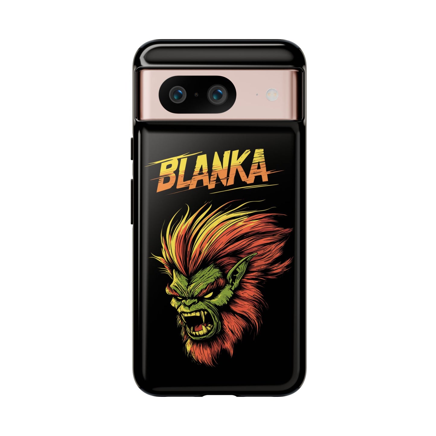 Street Fighter Blanka Gamer Phone Case, iPhone 15, Samsung Galaxy, Google Pixel