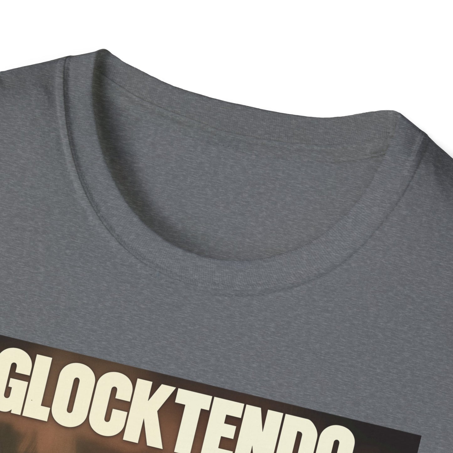 Funny Super M Plumber Graphic Tee "Glocktendo", Holding Gun, Unisex