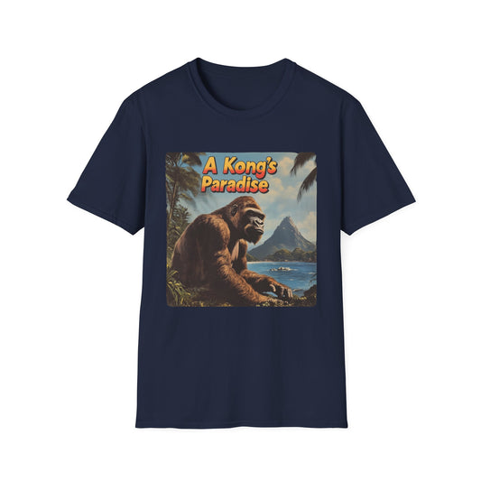 Cool Vintage Gamer T-Shirt "A Kong's Paradise", DK Inspire Graphic Tee, Unisex