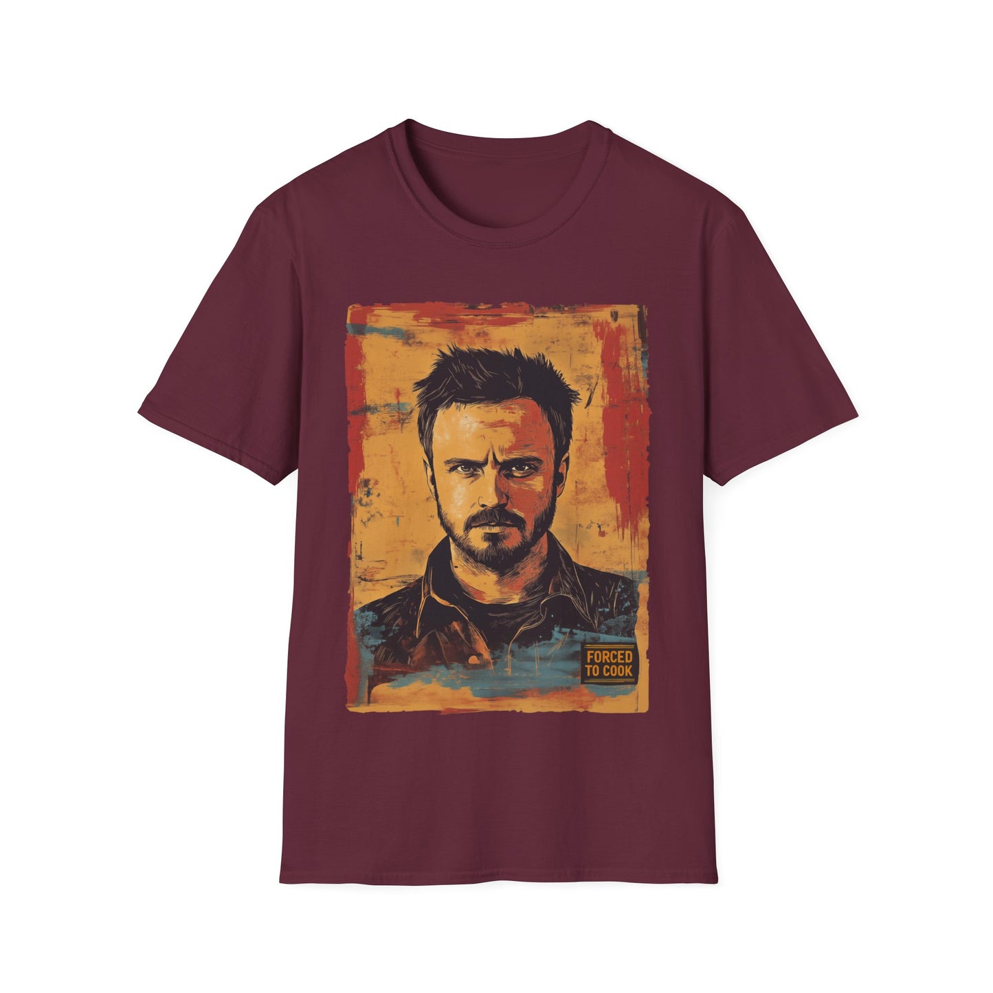 Funny Breaking Bad Jesse Pinkman "Forced To Cook" T-Shirt, Unisex