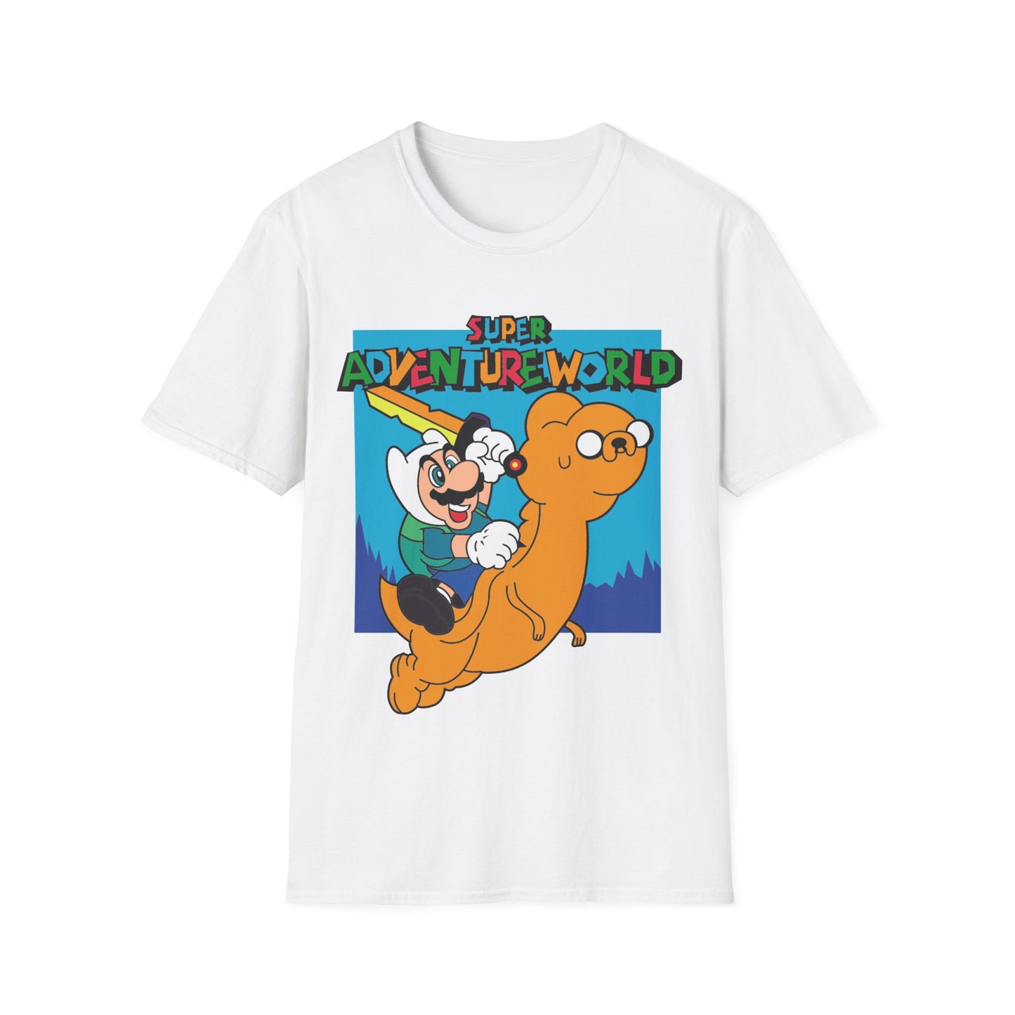 Super Adventure Time World, Funny Super M X Adventure Time T-Shirt, Unisex