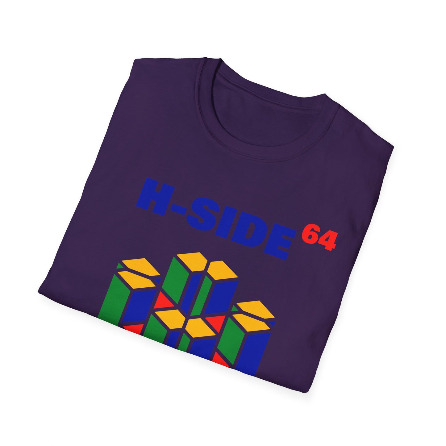 Retro N64 Style T-Shirt "H-Side 64", Nostalgic Graphic Tee, Unisex