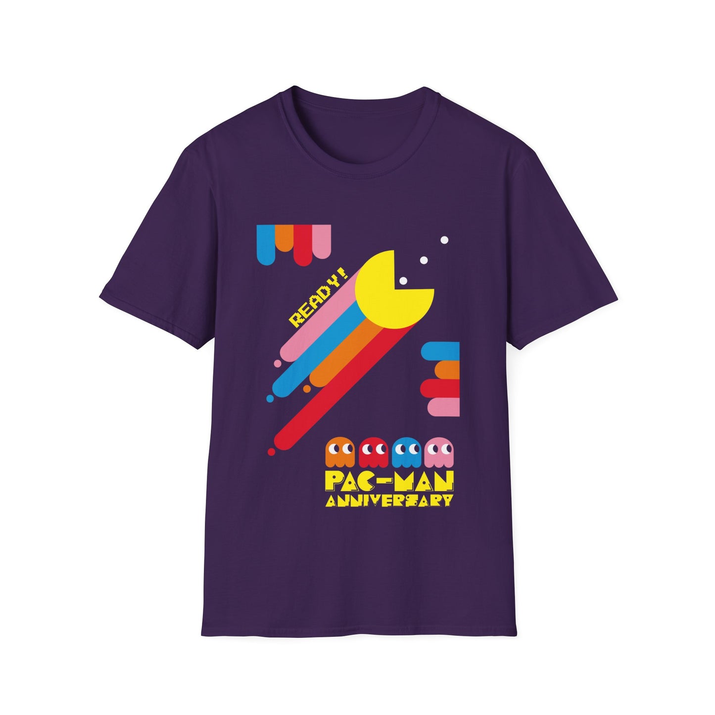 Pac-Man Anniversary T-Shirt, Retro Gamer Tee, Unisex