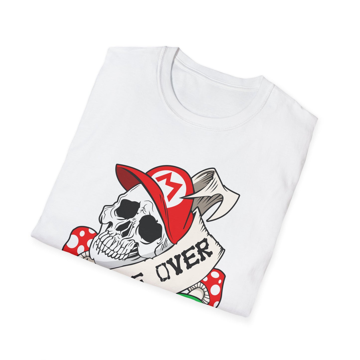 Game Over Spooky T-Shirt, Retro Gamer Graphic Tee, Unisex