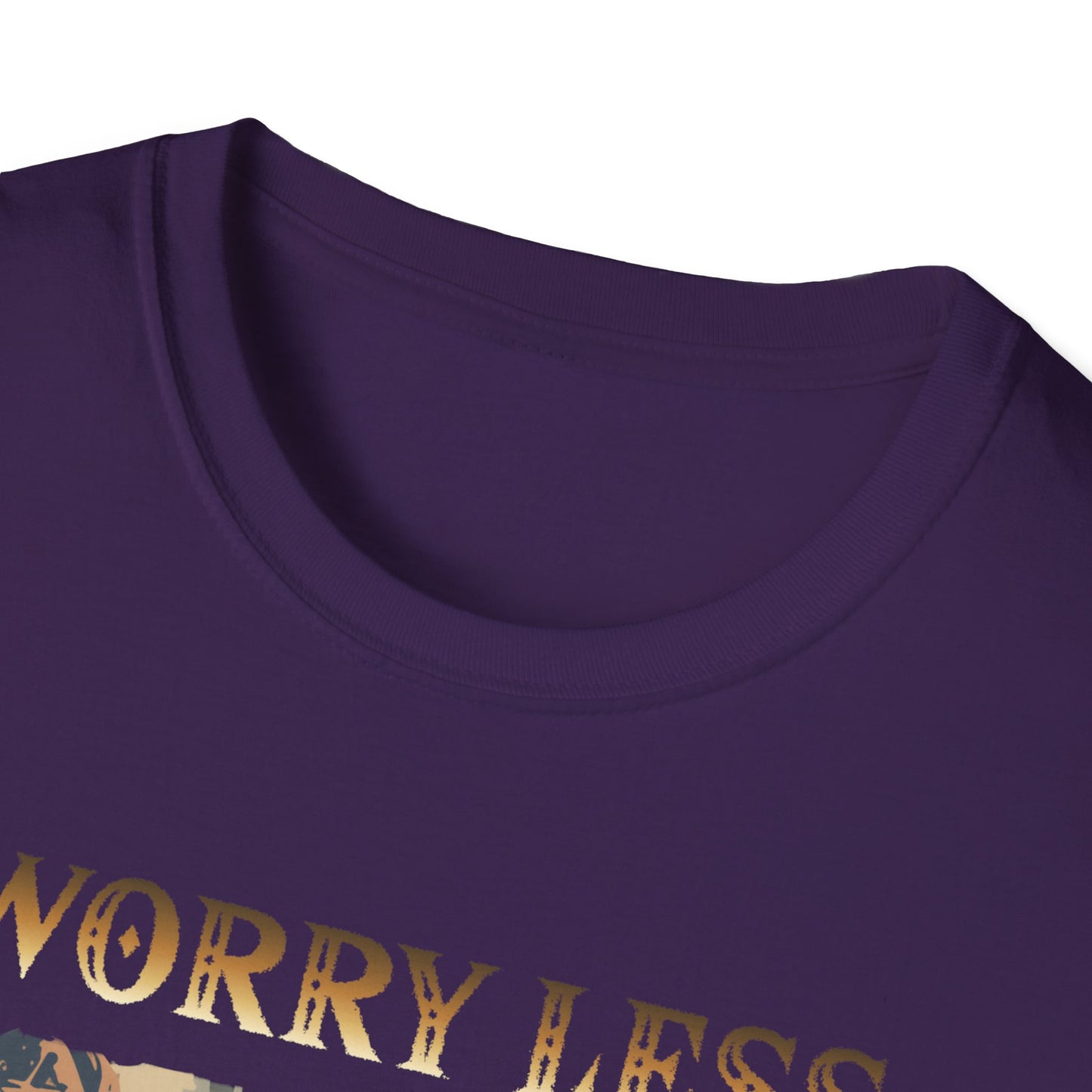 MC "Worry Less, Wander More" Wandering Trader T-Shirt - Mine Craft Graphic Tee Design, Unisex