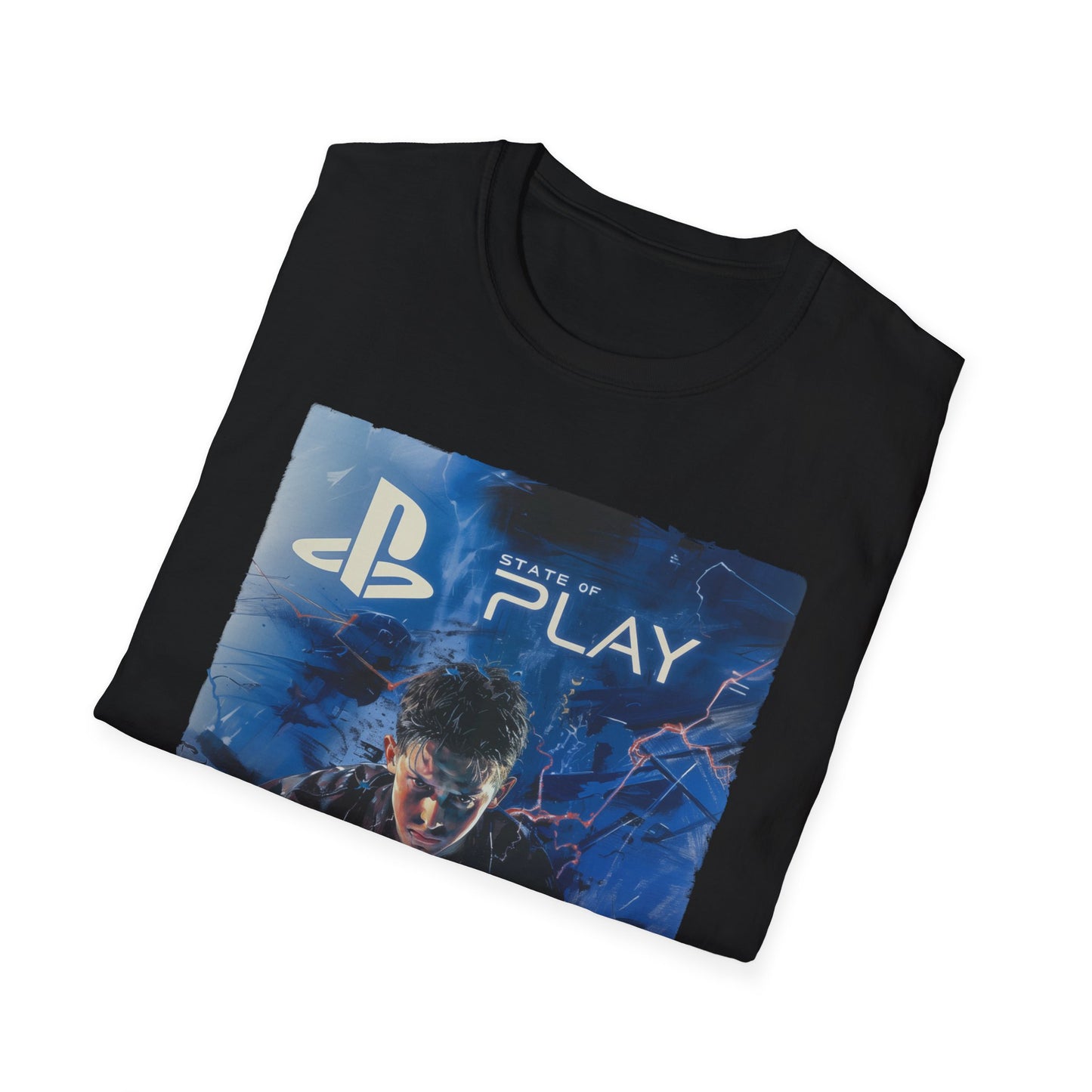 Retro Playstation T-Shirt "State of Play", Nostalgic Gamer Tee, Unisex