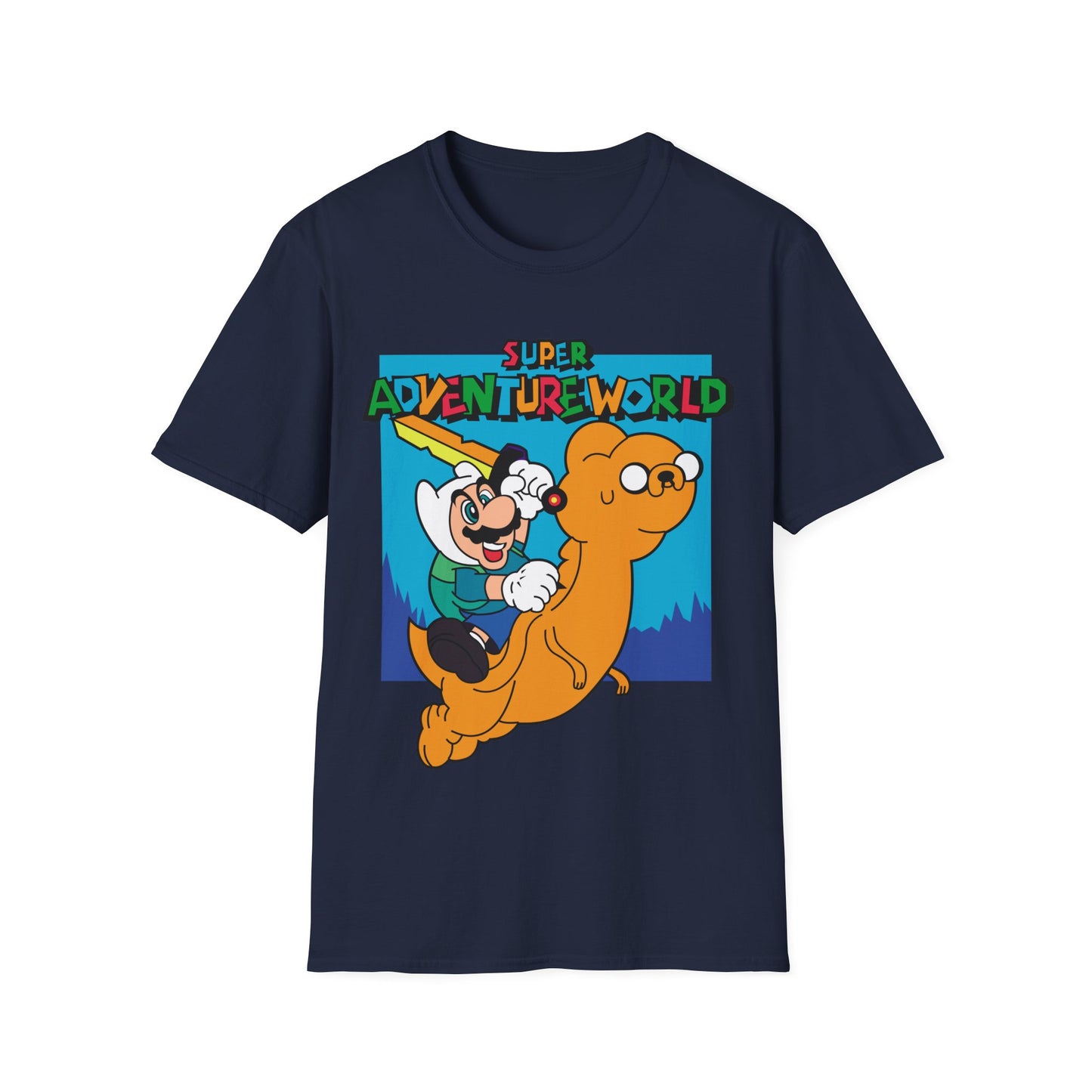 Super Adventure Time World, Funny Super M X Adventure Time T-Shirt, Unisex