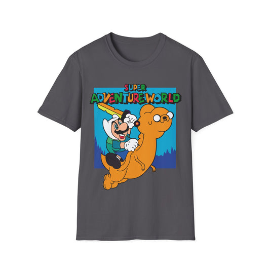 Super Adventure Time World, Funny Super M X Adventure Time T-Shirt, Unisex