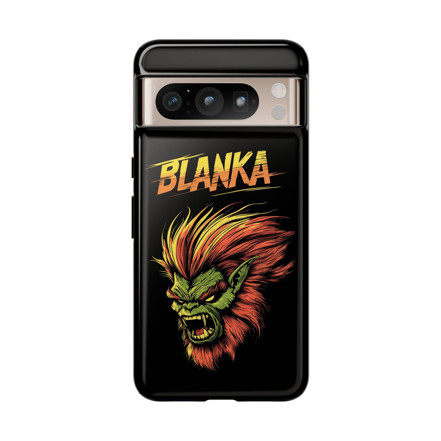 Street Fighter Blanka Gamer Phone Case, iPhone 15, Samsung Galaxy, Google Pixel