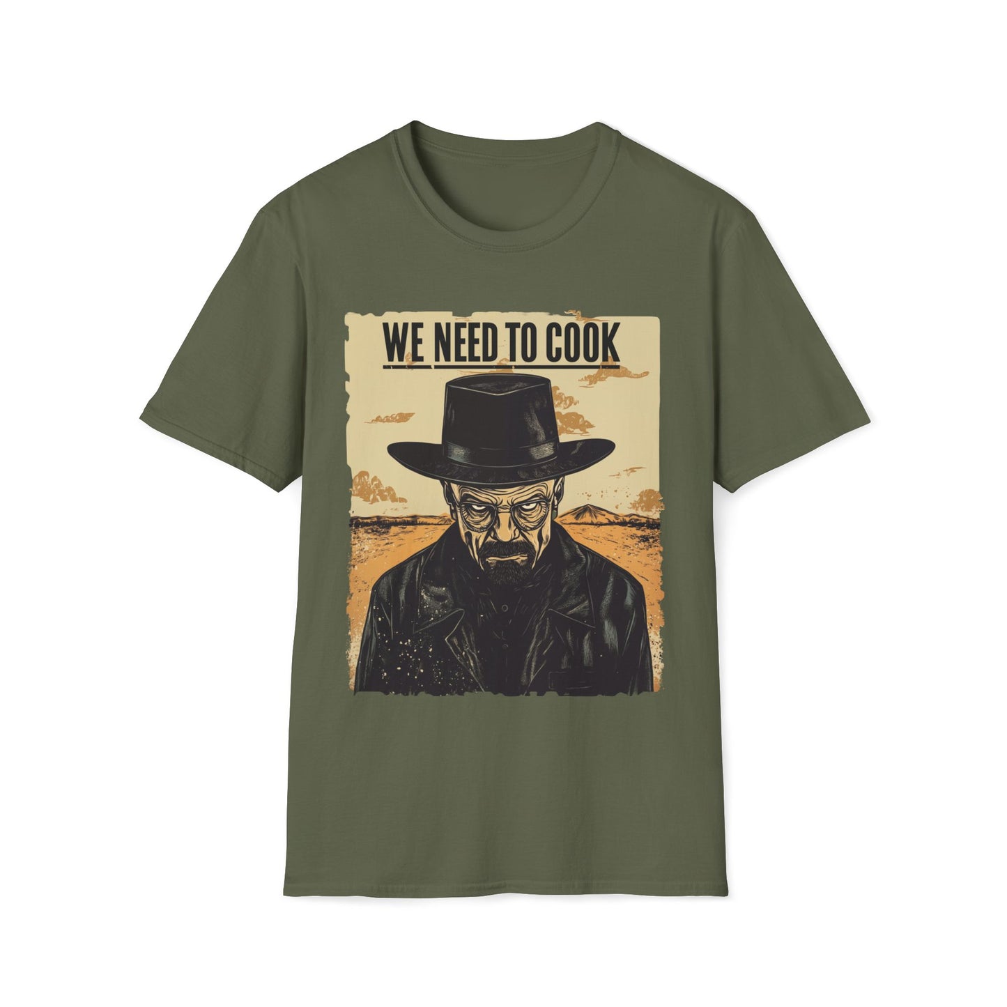 Funny Breaking Bad Heisenburg T-Shirt, Walter White "We Need To Cook" Graphic Tee, Unisex