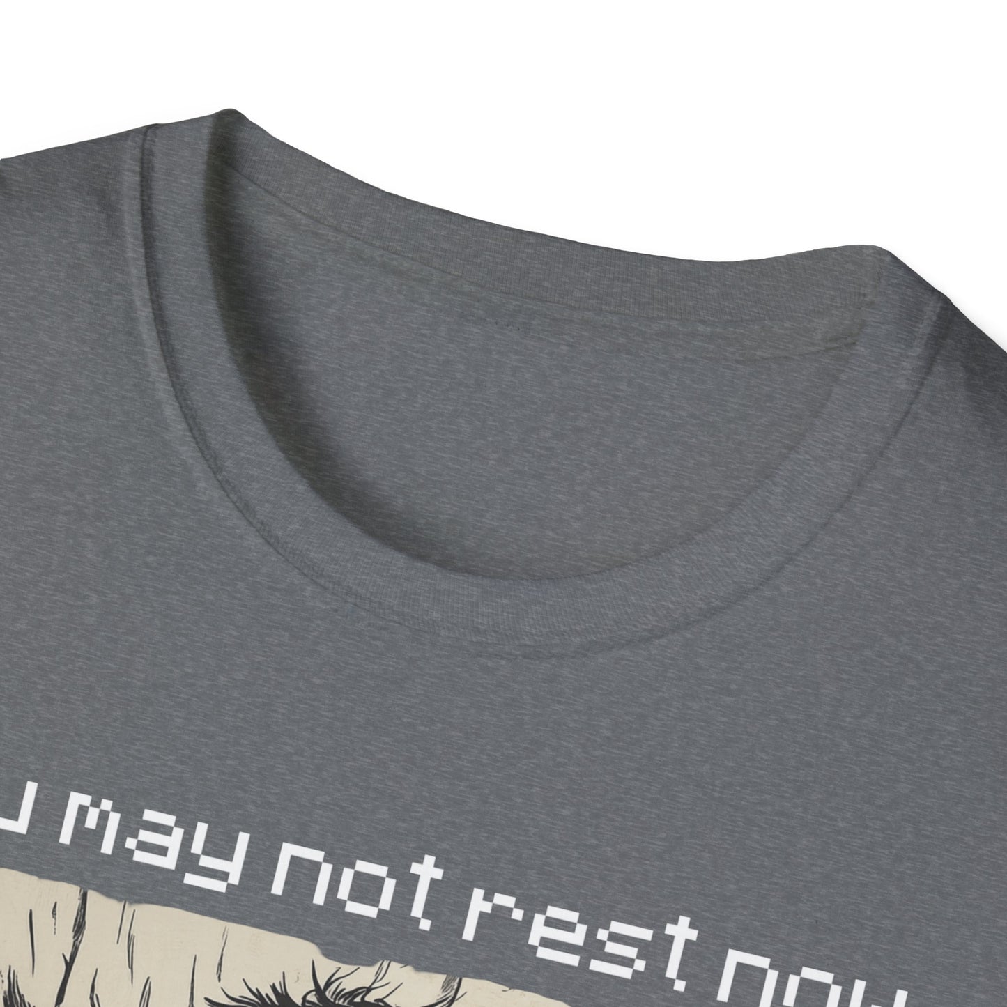 Funny MC Gamer T-Shirt "You May Not Rest Now, There Are Monsters Nearby", Graphic Tee, Unisex