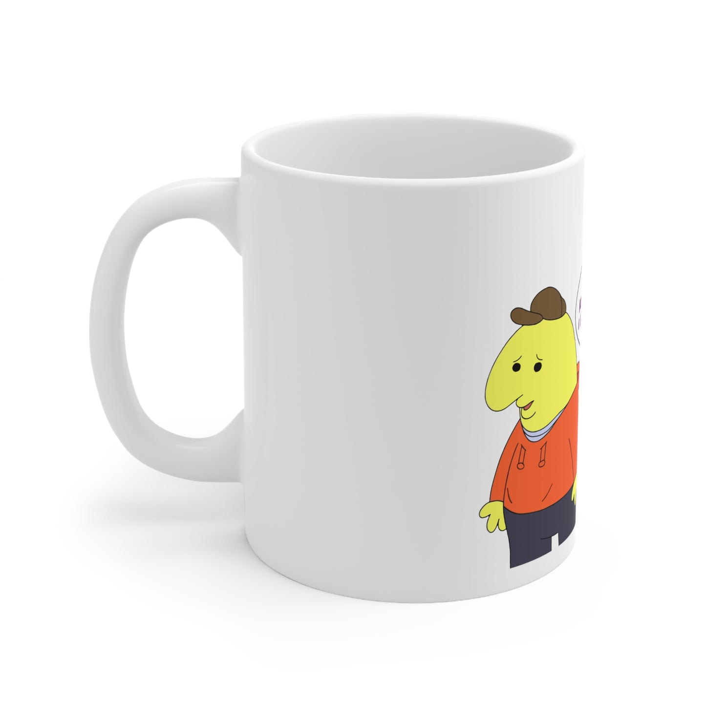 Funny "I Love Kids" Smiling Friends Mug, 11oz