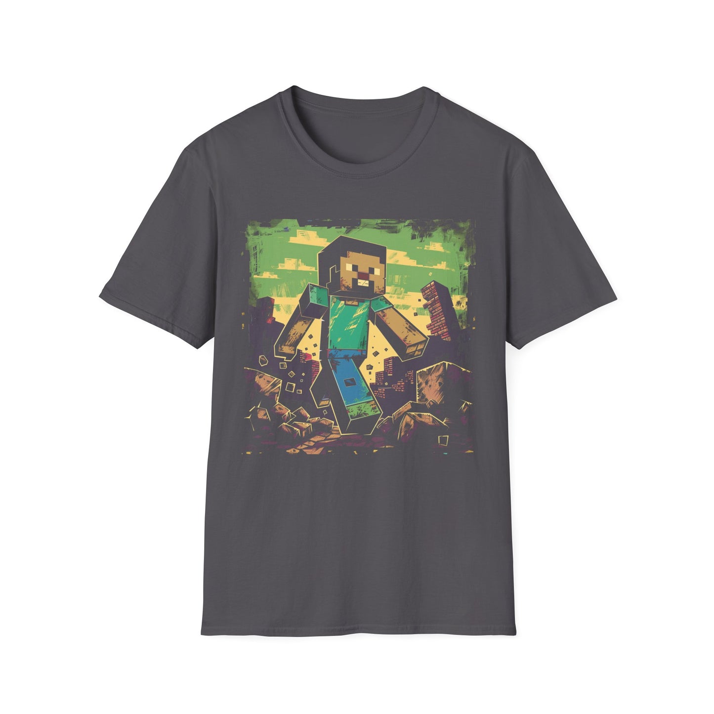 Cool MC Craft Miner T-Shirt, Gamer Graphic Tee, Unisex