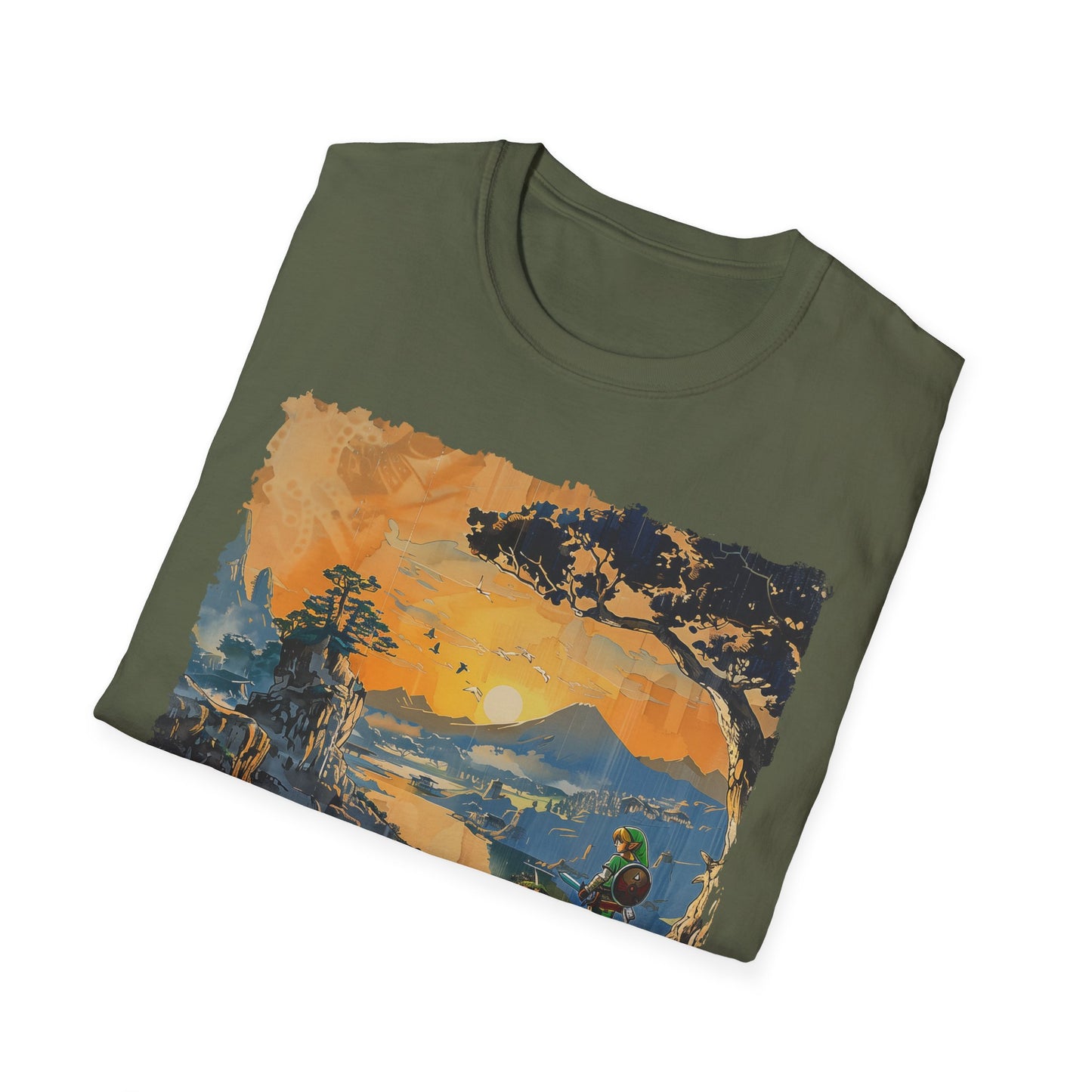 Legend of Z Retro Art T-Shirt - Nostalgic Edo Period Design, Unisex