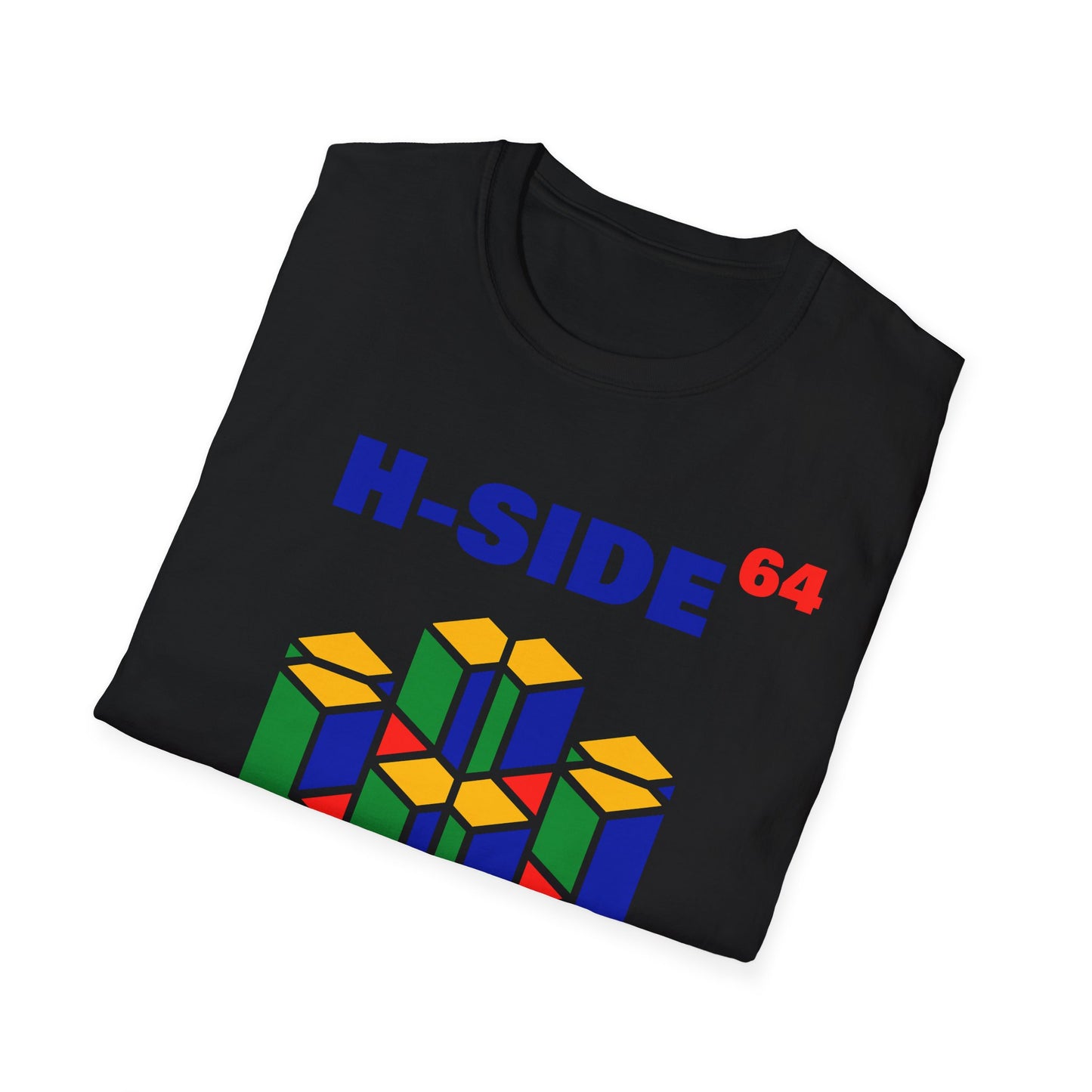 Retro N64 Style T-Shirt "H-Side 64", Nostalgic Graphic Tee, Unisex