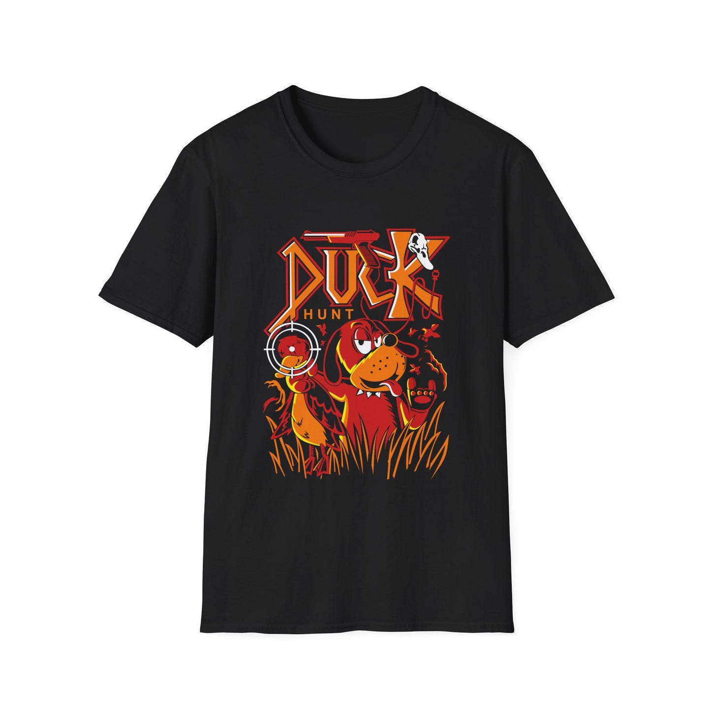 Duck Hunt Graphic T-Shirt, Cool Retro Nin Gamer Tee, Unisex