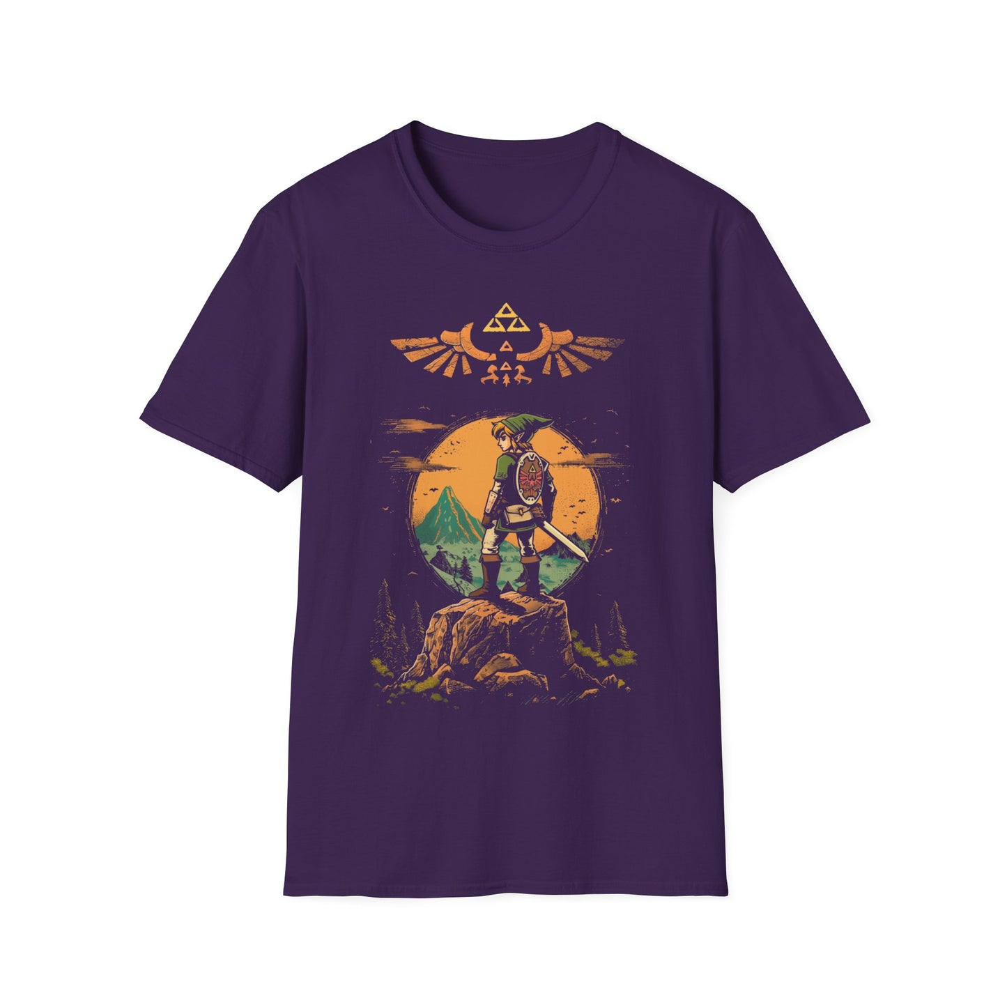 Legend of Z Retro Art T-Shirt Link- Nostalgic Design, Video Game Merch Unisex