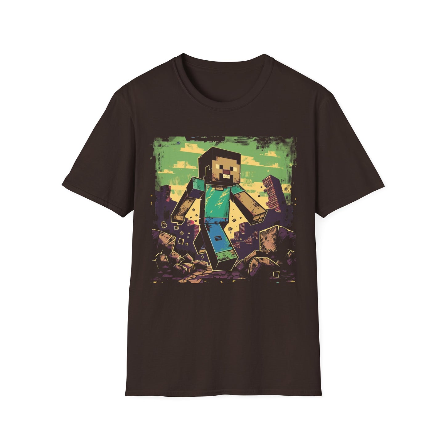 Cool MC Craft Miner T-Shirt, Gamer Graphic Tee, Unisex