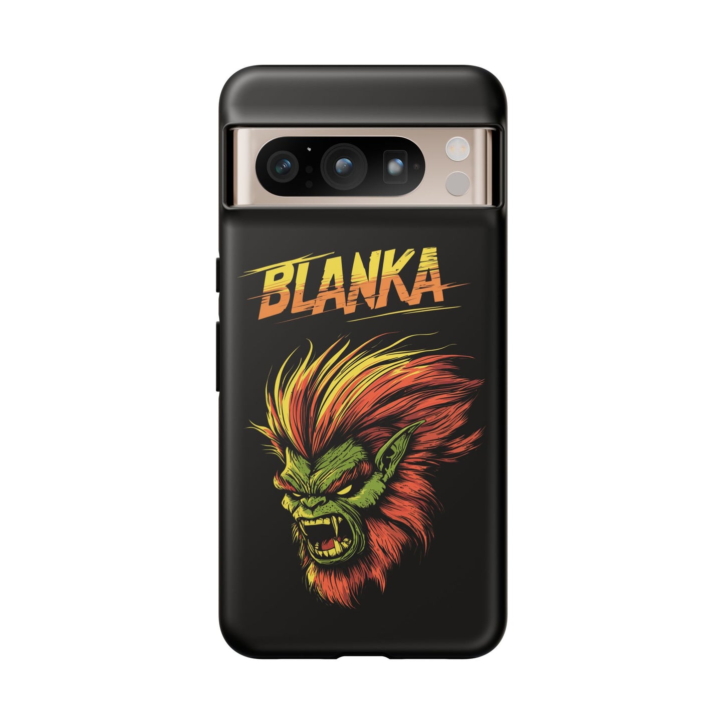 Street Fighter Blanka Gamer Phone Case, iPhone 15, Samsung Galaxy, Google Pixel